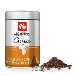 100% Arabica Illy Monoarabica Ethiopia Coffee Bean Jazmine Notes 8 x 250g