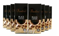 10 Boxes Issaline Gourmet Black Coffee Ganoderma Lingzhi Reshi Dark Roast