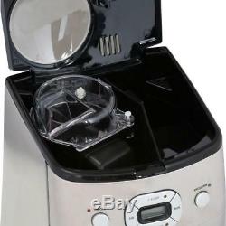10-Cup Automatic Coffee Maker With Coffee-Bean Grinder Fully Programmable Brewer
