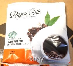(150 UNITS) ROYAL CUP PREMIUM 4-CUP HOTEL IN ROOM DECAFFEINATED COFFEE 0.75 oz