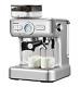 15 Bar Espresso Coffee Maker 2 Cup With Built-in Steamer Frother And Bean Grinder