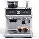 20 Bar Espresso Machine With Milk Frother Grinder Latte Cappuccino Coffee Maker