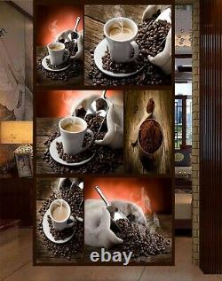 3D Coffee Bean Cup 2650NA Wallpaper Wall Mural Removable Self-adhesive Fay
