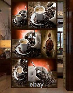 3D Coffee Bean Cup ZHUA4650 Wallpaper Wall Murals Removable Self-adhesive Amy