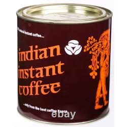 6 INDIAN INSTANT COFFEE 100% Natural Coffee From Best Beans Tin 180g 6.4oz