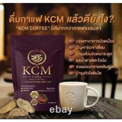 6x KCM Coffee Instant Mix Cordyceps Extract Ganoderma Sugar Free 20 Sachets
