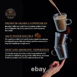 7 Boxes Bosmino Cafe Latte w Organic Ganoderma Coffee Anti Aging Anti-oxidation