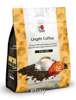 8 Packs DXN Lingzhi Coffee 3 in 1 LITE Ganoderma Reishi Smooth Creamy Rich Taste