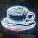 Advpro Cup Of Coffee Leaf Pattern Bean Rgb Dynamic Glam Led Sign St06-fnd-i0212