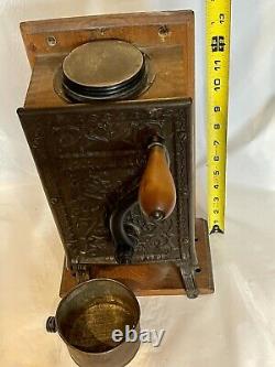 Antique TELEPHONE? ARCADE EARLY COFFEE MILL GRINDER Patent 1893 Freeport Illin