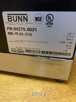 BUNN 04275.0031 VPS 12-Cup Pourover Commercial Coffee Brewer. Free shipping