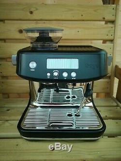 Barista Pro Bean To Cup Espresso Coffee Machine Sage in Black Truffle, SES878BTR