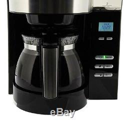 Bean to Cup Filter Coffee Machine Programmable Maker Glass Jug Grinder Brewing