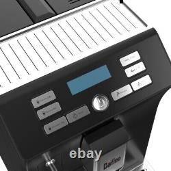 Black Dafino-205 Fully Automatic Espresso Machine with Milk Frother Freshly Ground