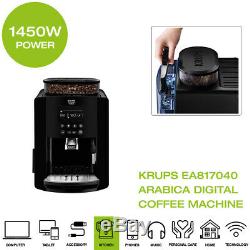 Brand New Krups EA817040 Arabica Digital Bean to Cup Coffee Machine Black