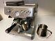 Breville Barista Express Espresso Machine With Pitchers And Thermometer Silver