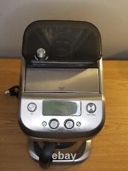Breville Grind Control Coffee Maker BDC650 BSS 12-Cup Cleaned Tested Working