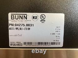 Bunn, VPS, pour over, 04275.0031, 12 Cup coffee brewer with 3 Warming Station