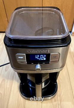 CUISINART DGB-800C with Integrated BURR GRINDER. 4-12 cups, 24 hour start-time