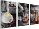Coffee Bean Coffee Cup Wall Decor Kitchen Pictures Coffee Decor Canvas Wall Ar