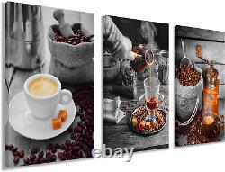 Coffee Bean Coffee Cup Wall Decor Kitchen Pictures Coffee Decor Canvas Wall Ar