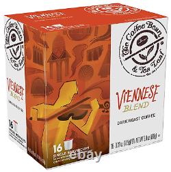 Coffee Bean & Tea Leaf Single Serve Coffee Cups, Viennese Blend, Compatible with