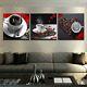 Coffee Cup And Beans 3 Piece Canvas Print Wall Art Poster Home Decoration