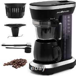Coffee Maker with Grinder Built In, Coffee Grinder and Maker All in One, Bean to