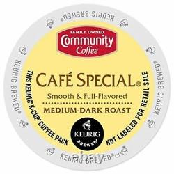 Community Coffee Cafe Special Coffee 24 to 144 Keurig K cup Pods Pick Any Size