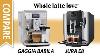 Compare Gaggia Babila And Jura E8 Automatic Bean To Cup Coffee Machines