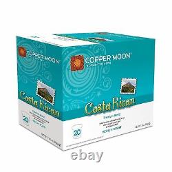 Copper Moon Costa Rican Coffee 20 to 160 Keurig Kcup Pick Any Size FREE SHIPPING