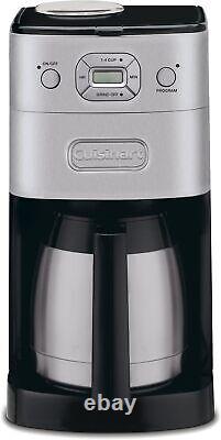 Cuisinart 10 Cup Grind-and-Brew Thermal Automatic Coffeemaker Brushed Metal