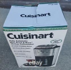 Cuisinart Burr Grind and Brew 12 Cup Automatic Coffee Maker, Glass Carafe NOB
