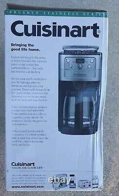 Cuisinart Burr Grind and Brew 12 Cup Automatic Coffee Maker, Glass Carafe NOB
