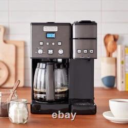 Cuisinart Coffee Center 12-Cup Coffee Maker & Single-Serve Brewer Black Stain