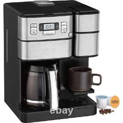 Cuisinart Coffee Center Grind & Brew Plus with Single Serve Brew Cups of Coffee