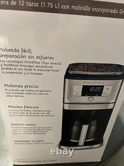 Cuisinart DGB-800FR Automatic 12 Cup Burr Grind Brew Coffeemaker Silver