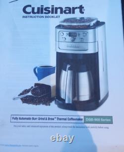 Cuisinart DGB-900BC Grind & Brew Thermal 12-Cup Coffeemaker REFURBISHED