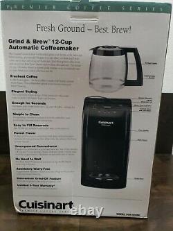 Cuisinart Dual Coffee Maker & Grinder Unit DGB-500BK For Whole Bean Coffee