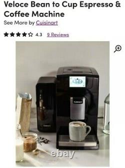 Cuisinart Veloce Bean to Cup Espresso & Coffee Machine