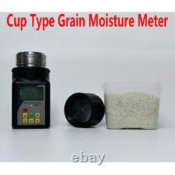 Cup Type Grain Moisture Tester Meter for Grass Seeds Coffee Cocoa Bean Moisture