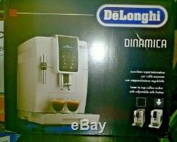 DELONGHI Dinamica ECAM 350.35. W Bean to Cup Coffee Machine White