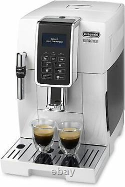 DELONGHI Dinamica ECAM 350.35. W Fully Automatic Bean to Cup Coffee Machine-White