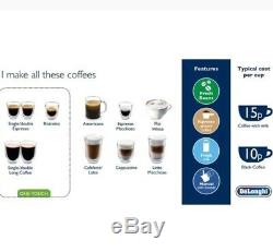 DELONGHI Eletta Plus ECAM44.620S Bean to Cup Coffee Machine Silver & Black
