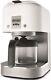 Delonghi Kmix Drip Coffee Maker Cox750j-wh Cool White With Aroma Switch New