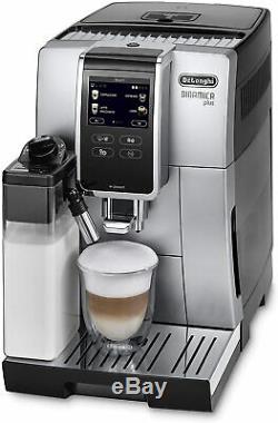 DeLonghi Dinamica Plus Bean to Cup Coffee Machine ECAM 370.85. SB, Silver-Black
