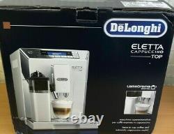 DeLonghi Eletta Cappuccino Top ECAM45.760W Bean to Cup Coffee Machine USED