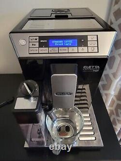 DeLonghi Eletta Cappuccino Top with Latte Crema System Black/Chrome Automatic