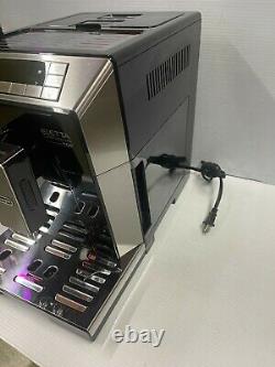 DeLonghi Eletta Cappuccino Top with Latte Crema System Black/Chrome Automatic