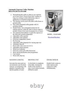 DeLonghi Magnifica ESAM 4400 Espresso Machine / Used / Needs Work